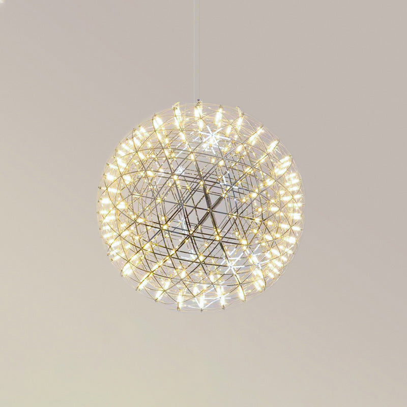 Lustre Céleste en Sphères Lumineuses
