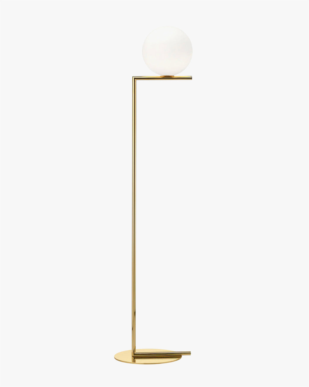 Lampadaire Globe en Verre