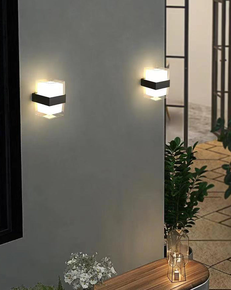 Applique Murale Extérieure Cubo Lux – Éclairage Géométrique Moderne