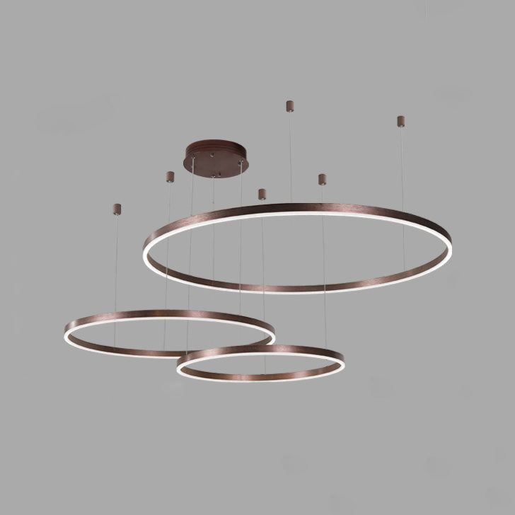 LED Ring Chandelier - Halo Rings