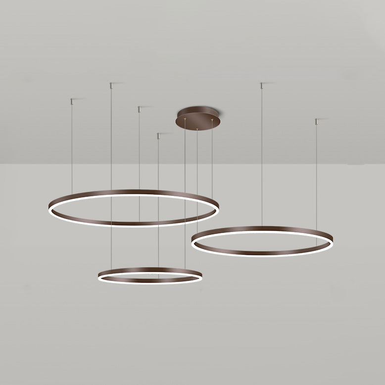 LED Ring Chandelier - Halo Rings