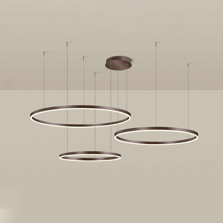 LED Ring Chandelier - Halo Rings