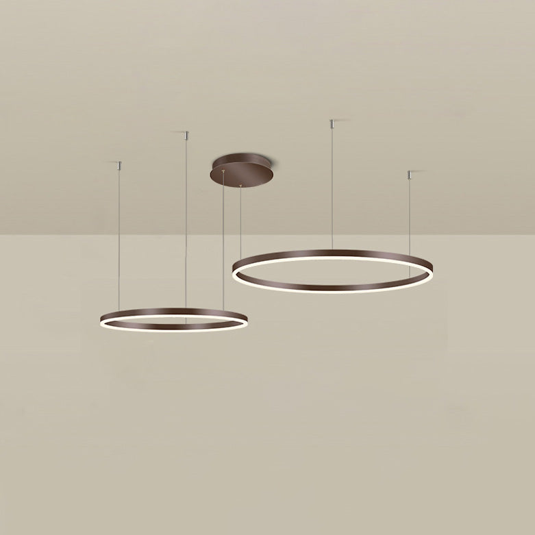 LED Ring Chandelier - Halo Rings