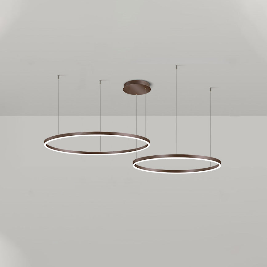 LED Ring Chandelier - Halo Rings