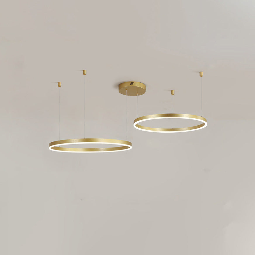 LED Ring Chandelier - Halo Rings