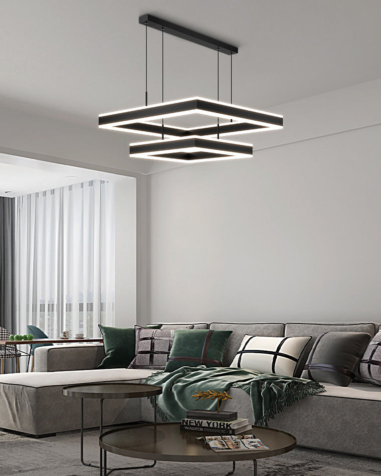 Square Cascade Chandelier