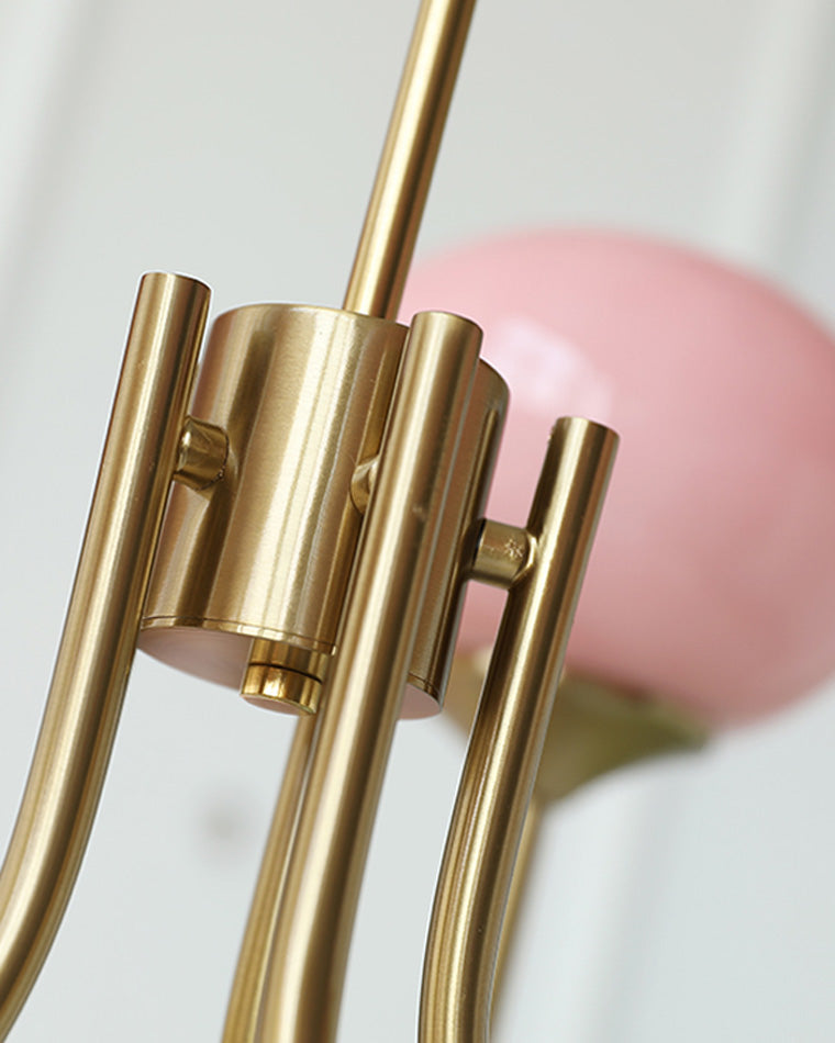 Pink Glass Bubble Chandelier - Glamour Rose