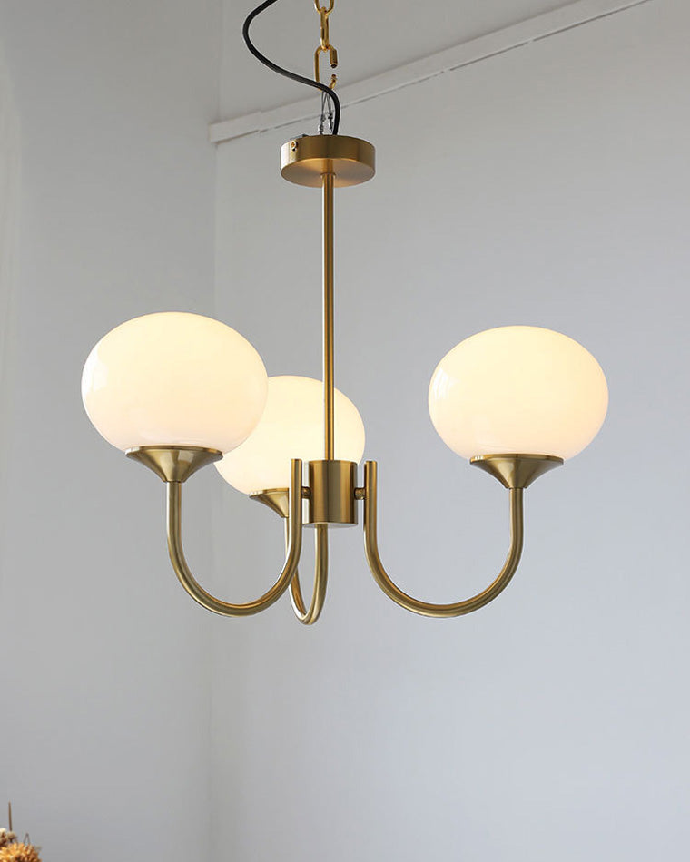 Pink Glass Bubble Chandelier - Glamour Rose