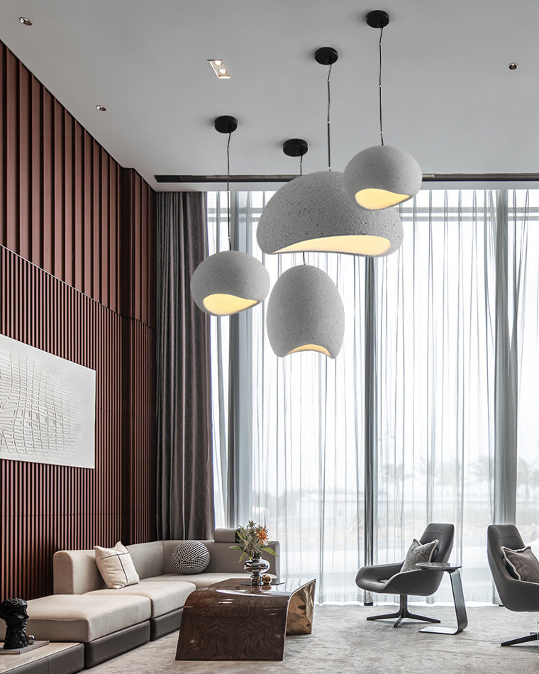Wabi-Sabi ZenStone Pendant Light