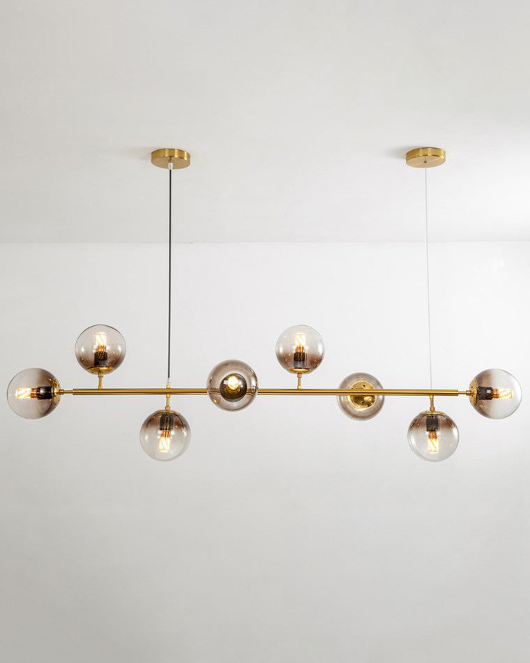 Lustre Linéaire à Globes