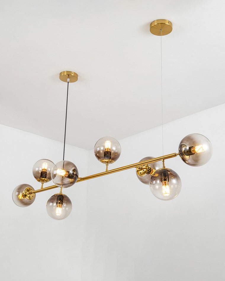 Lustre Linéaire à Globes