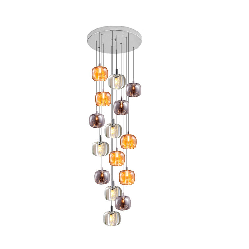 Lustre Suspendu - Verre Élégance
