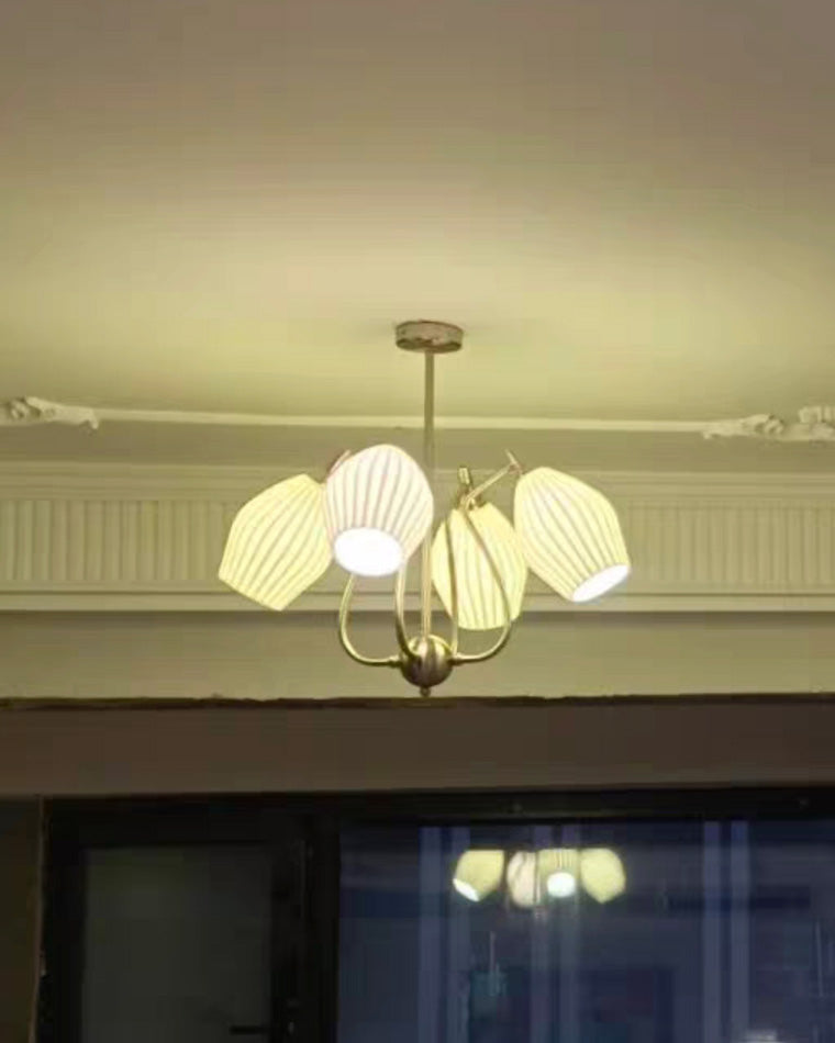 Art Deco Ceramic Chandelier