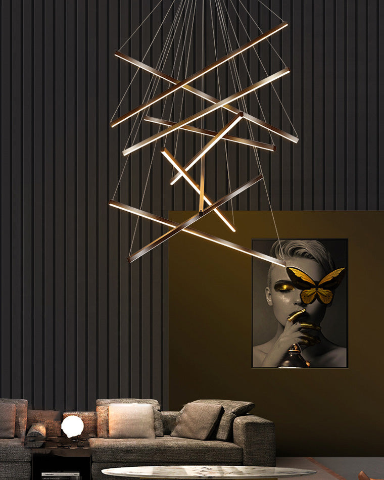 Lustre LED - Fusion Linéaire