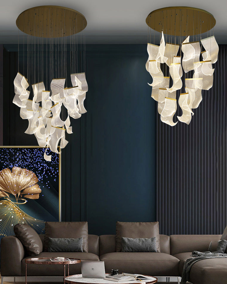 Lustre Brise de Laiton