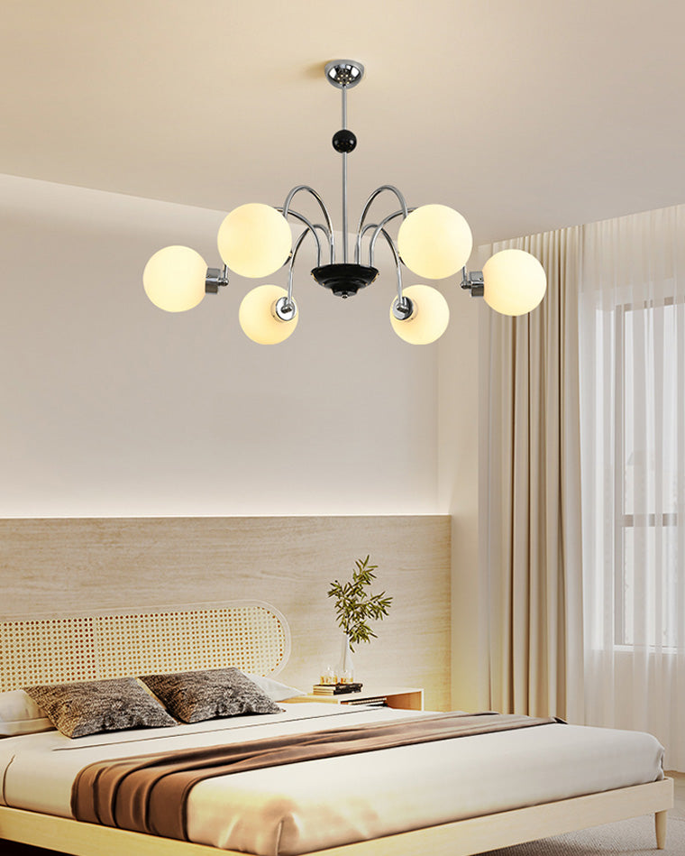 Opaline Orbit Chandelier