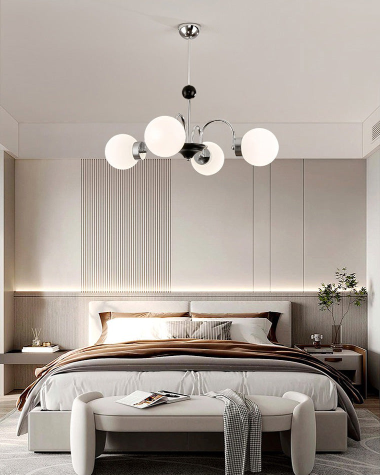 Opaline Orbit Chandelier
