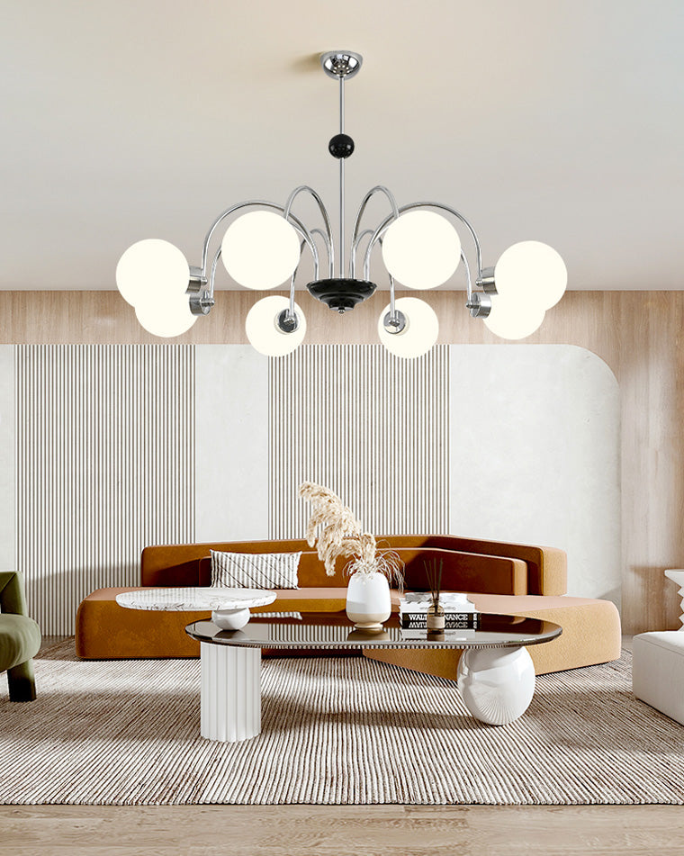 Opaline Orbit Chandelier