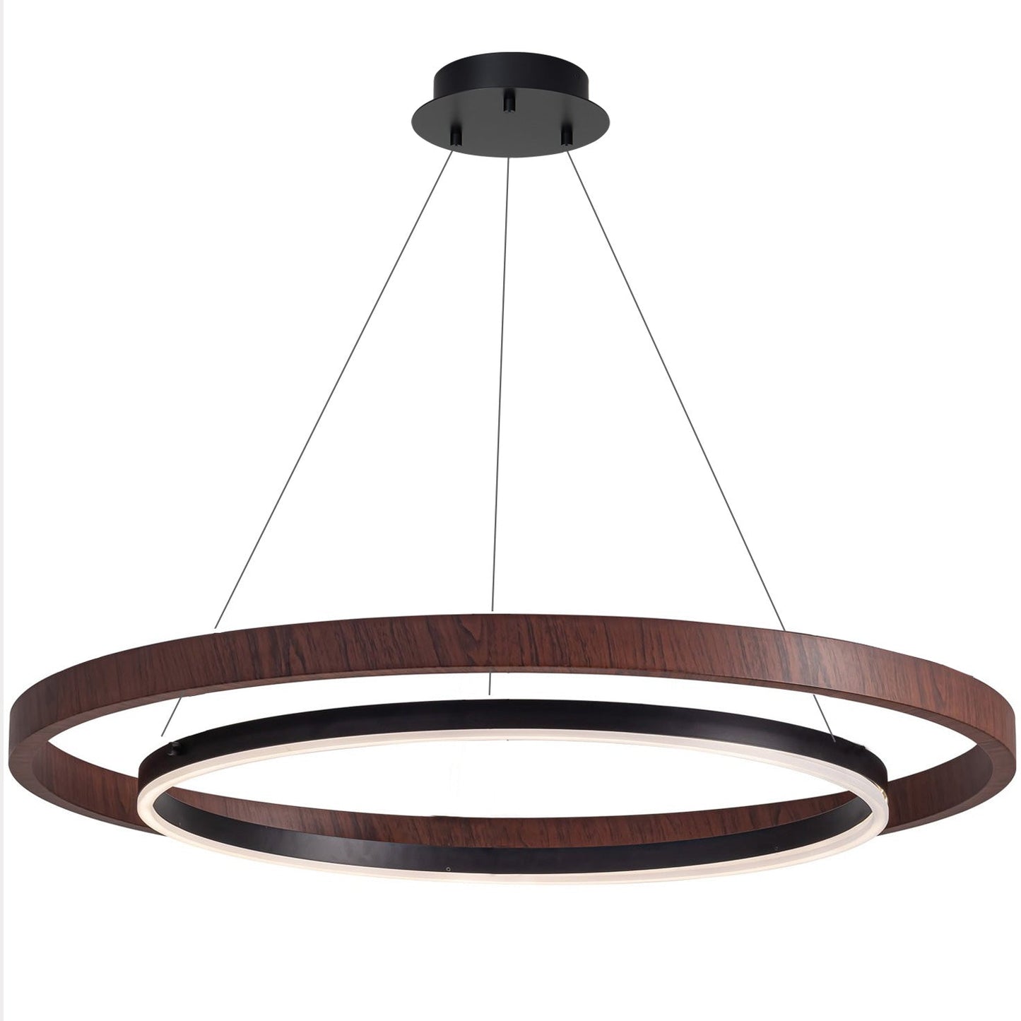 Lustre Circulaire - Lumière de Chêne