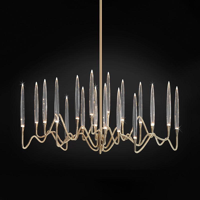 Golden Glow Chandelier