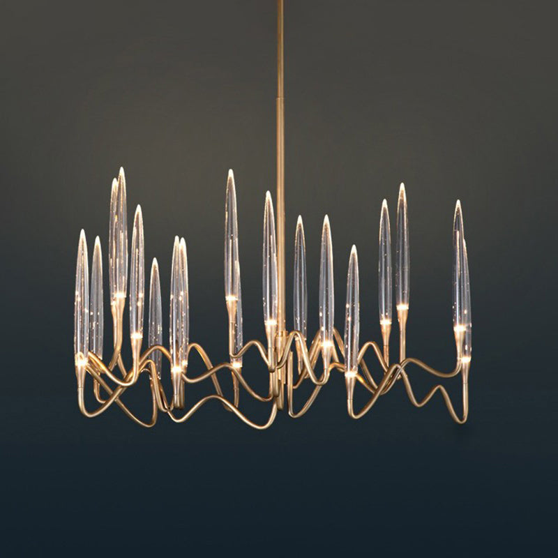 Golden Glow Chandelier