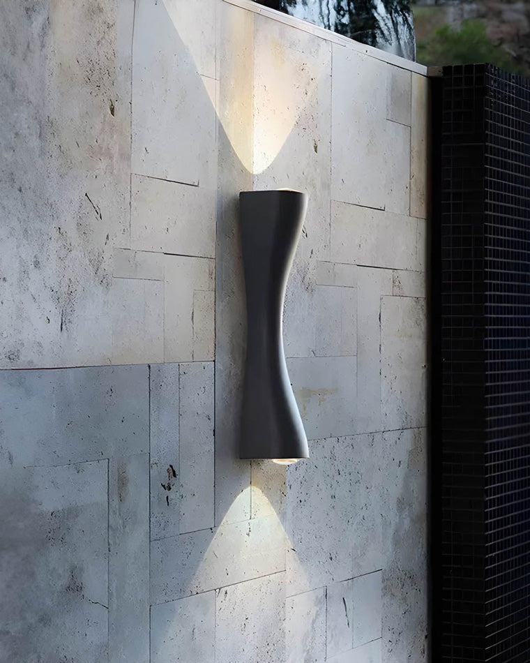 Applique Murale Extérieure Linéa Duo – Éclairage Haut et Bas Minimaliste