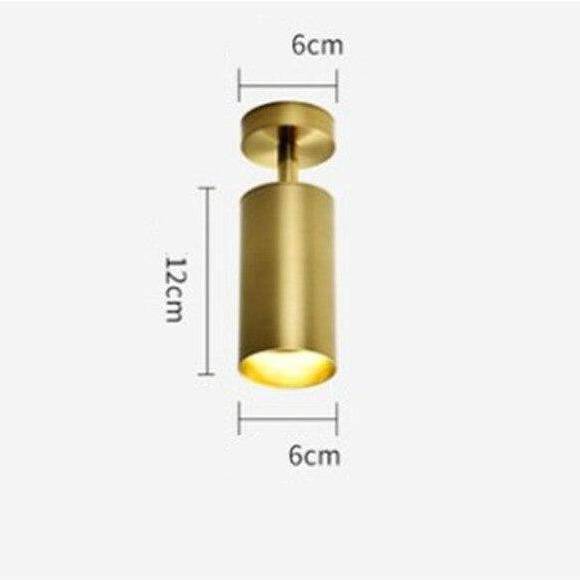 Plafonnier LED Aluminium Noir et Doré - Éclat Moderne-1