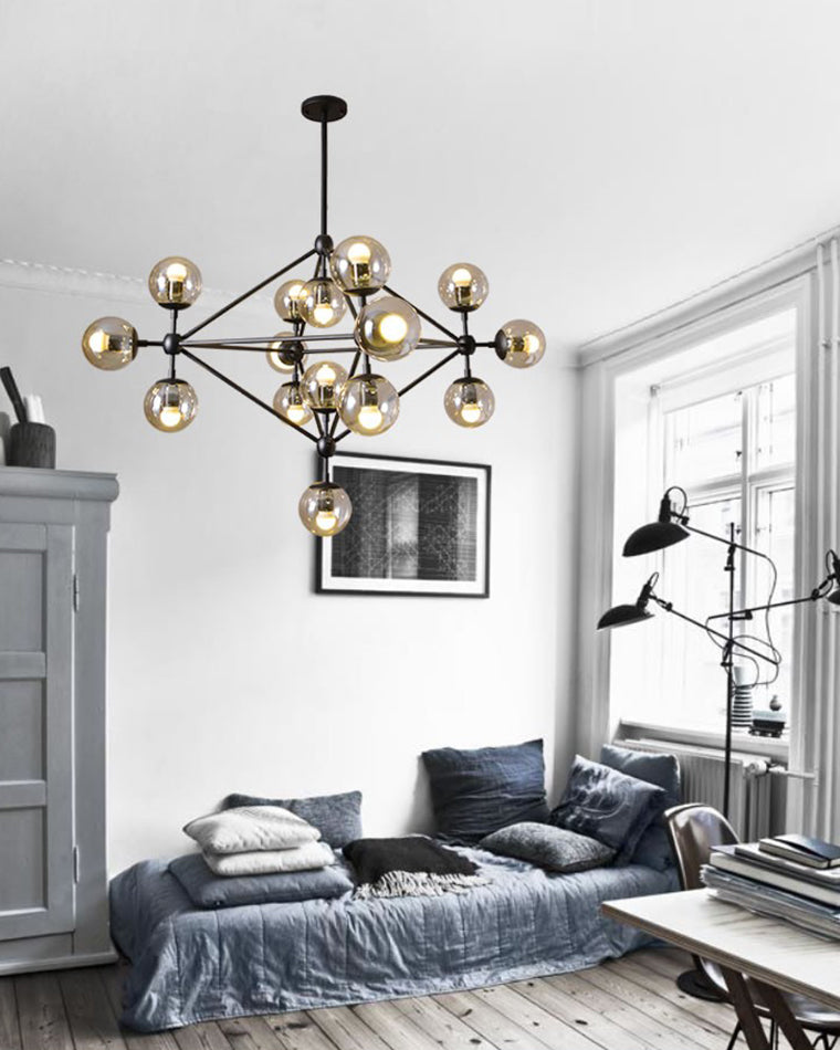Spherical Chandelier - Sputnik Shine