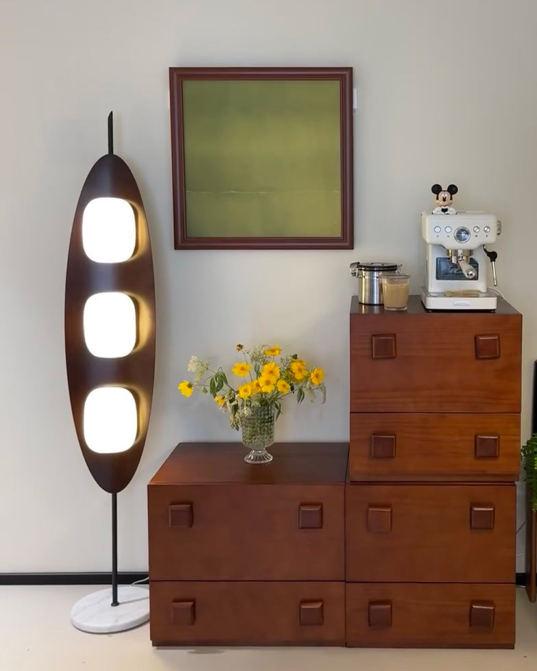 Eclipse Wood Floor Lamp