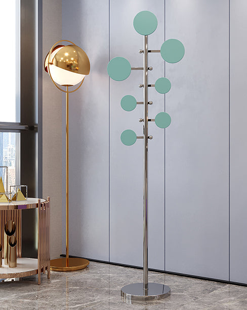 Lampadaire Globe en Verre