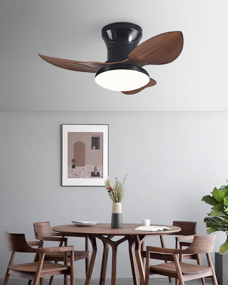 Mini Ventilateur de Plafond Design à Profil Bas