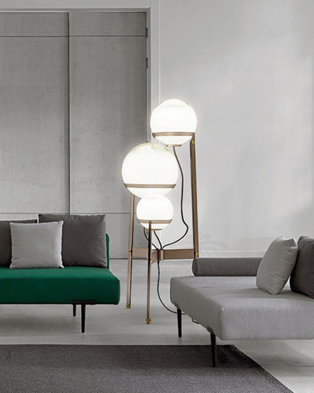 Glass Cloud Floor Lamp