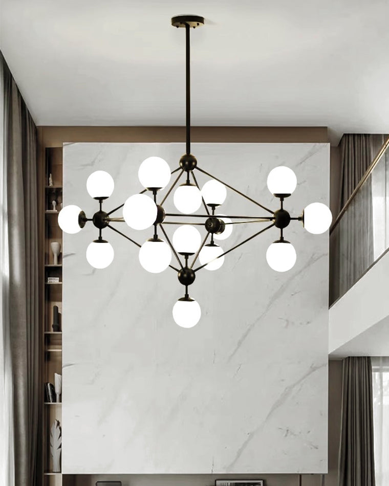 Spherical Chandelier - Sputnik Shine