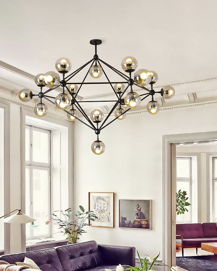 Spherical Chandelier - Sputnik Shine