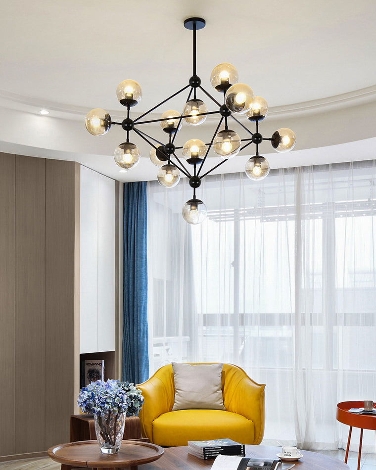Spherical Chandelier - Sputnik Shine