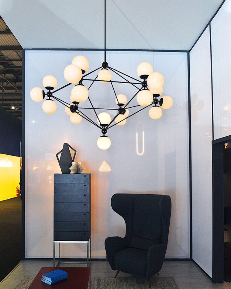 Spherical Chandelier - Sputnik Shine