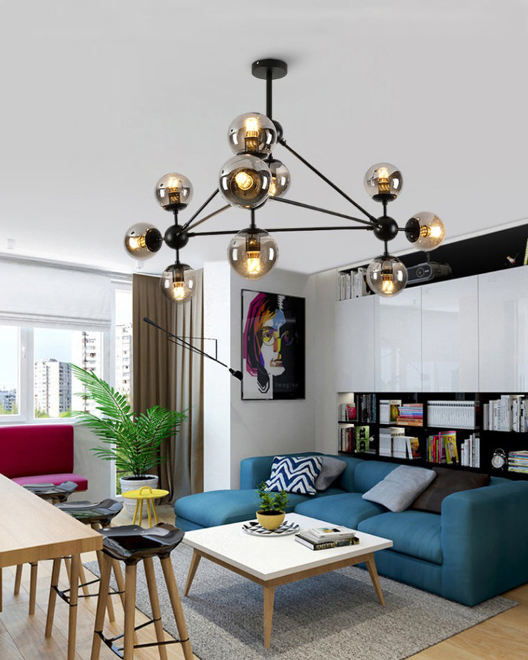 Spherical Chandelier - Sputnik Shine