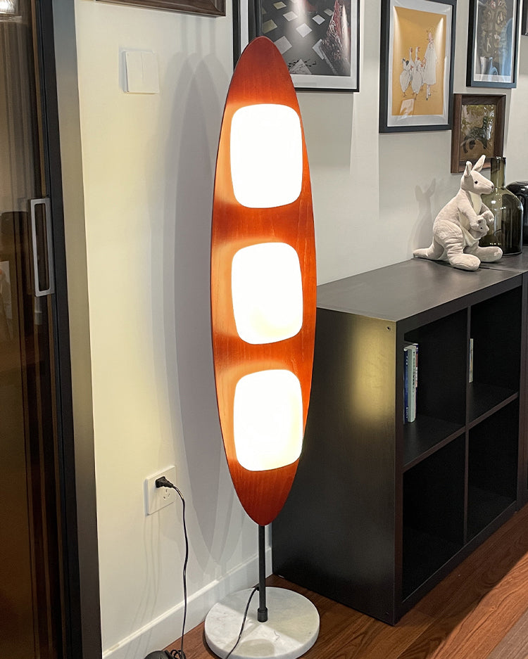 Eclipse Wood Floor Lamp