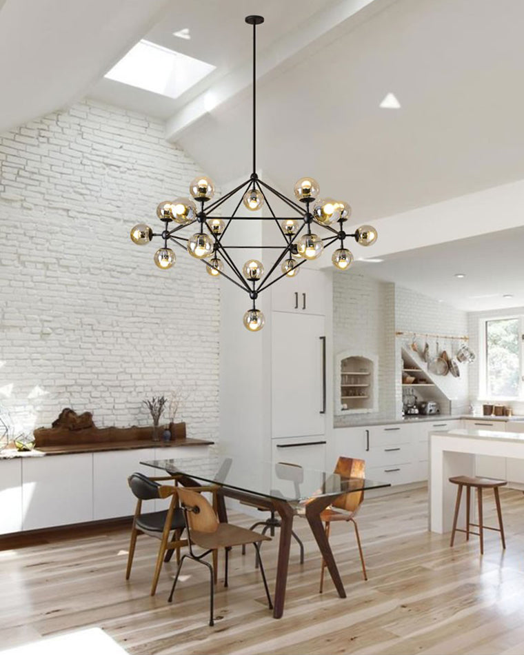Spherical Chandelier - Sputnik Shine