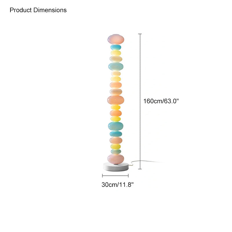 Lampadaire Colonne "Prisme Gourmand"
