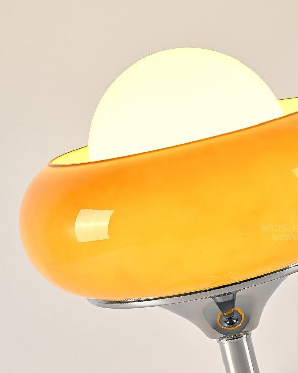 Orange Torchiere Floor Lamp