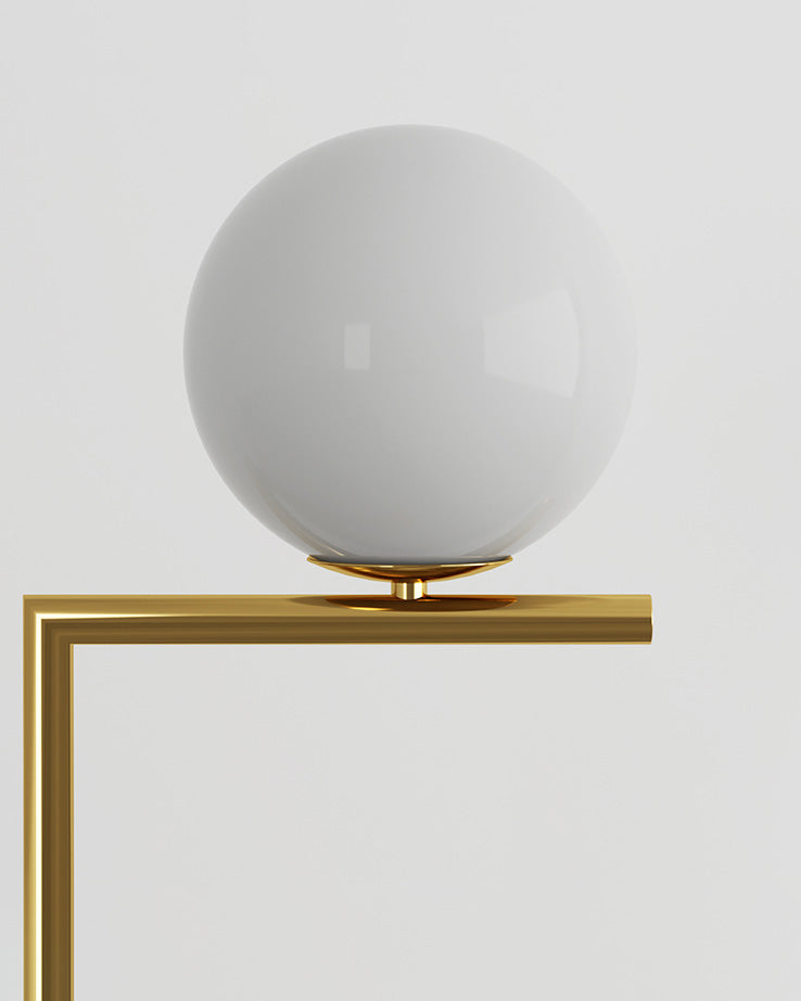 Lampadaire Globe en Verre