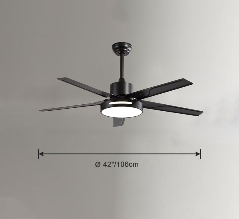AeroSteel Industrial Metal Ceiling Fan