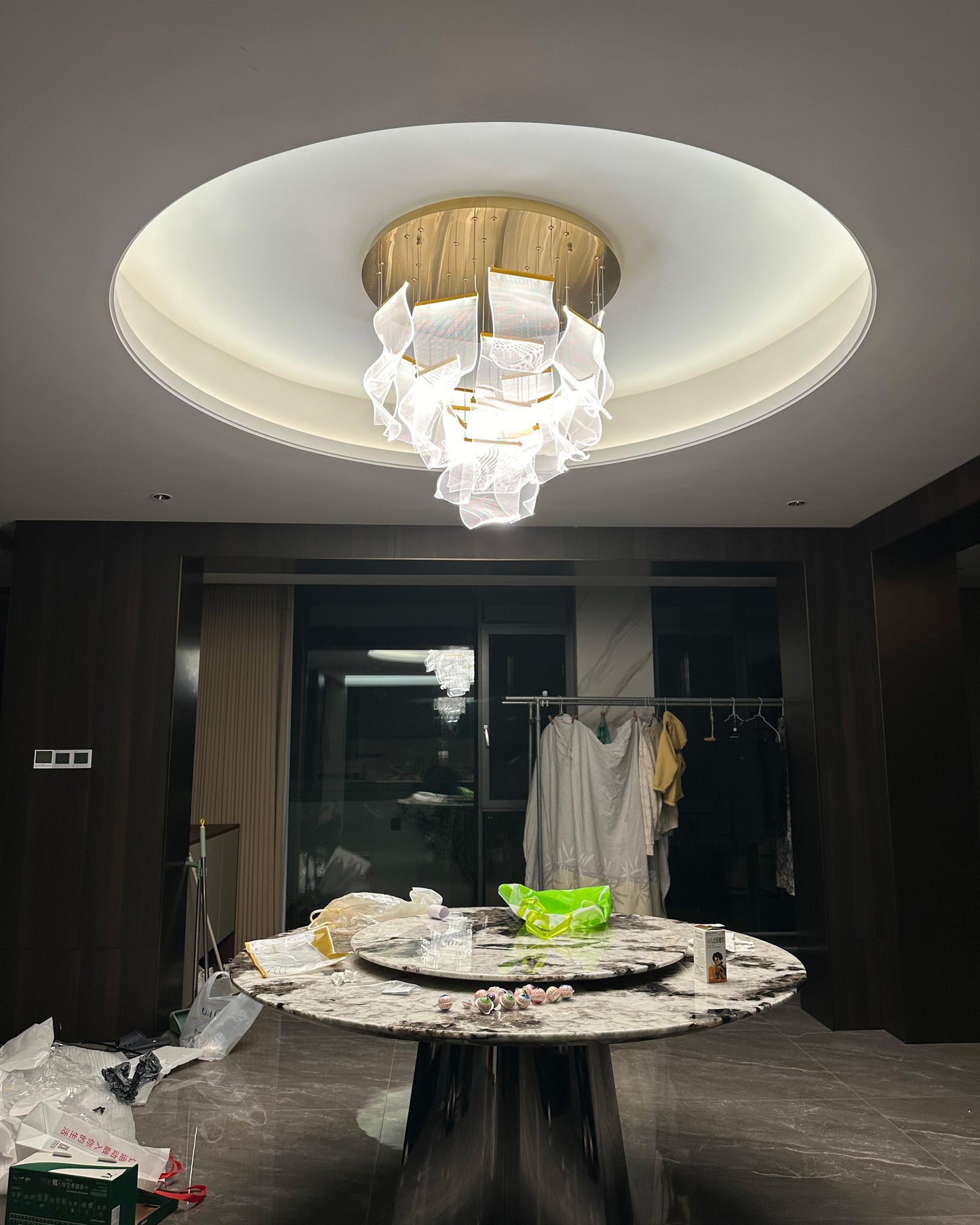 Lustre Brise de Laiton