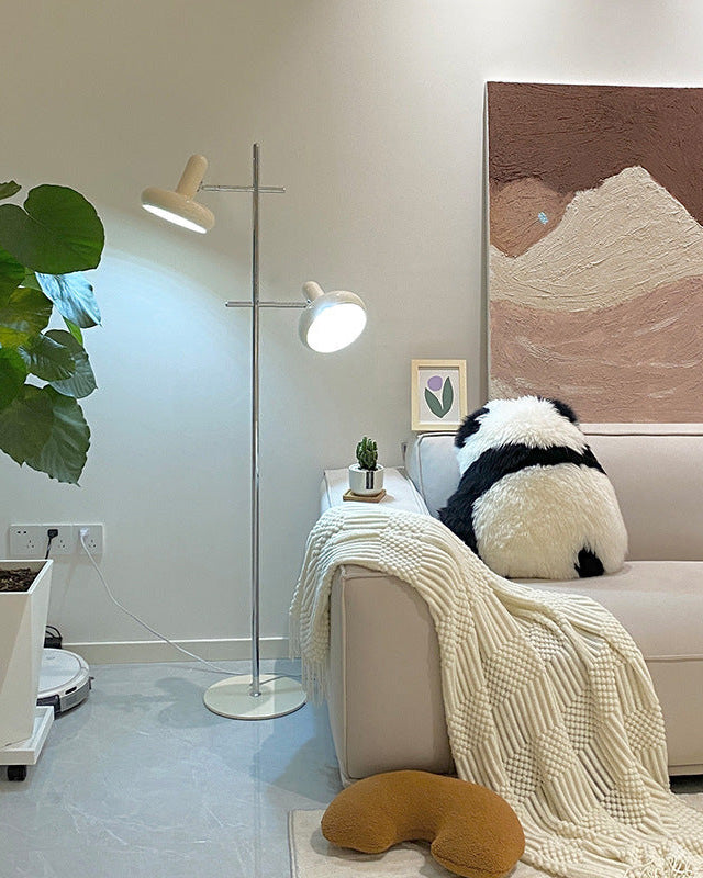 Lampadaire Double Orientable Style Bauhaus