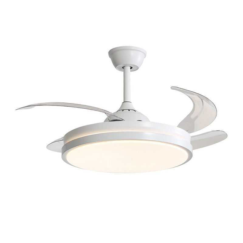 Ventilateur de plafond blanc AirFold rétractable