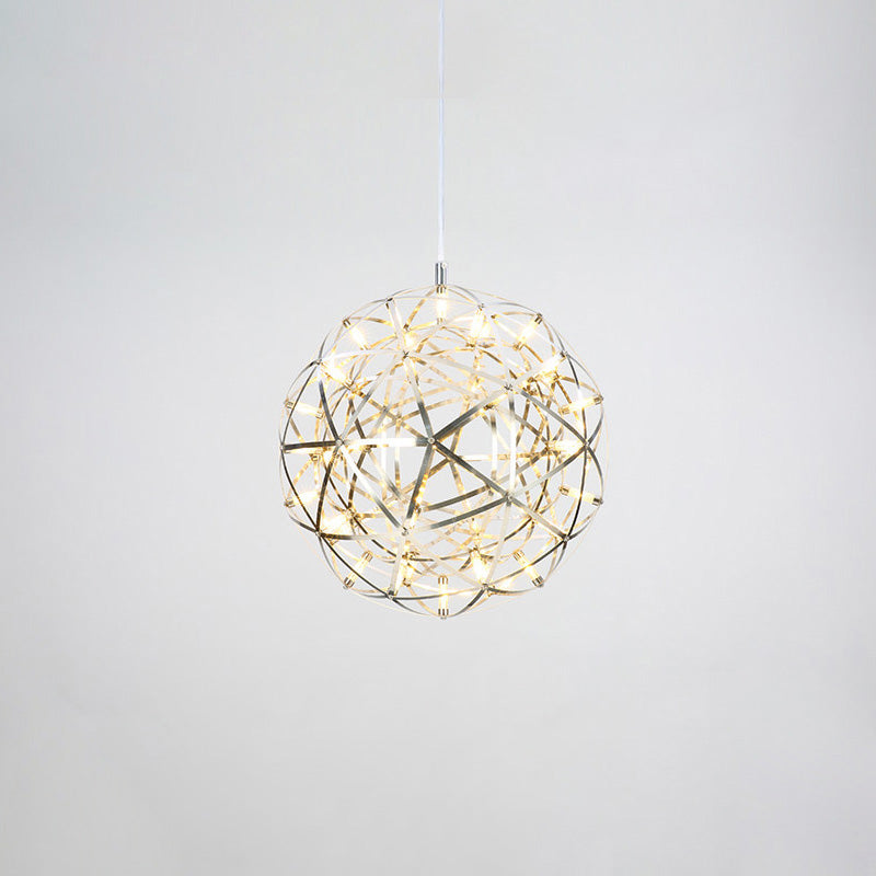 Lustre Céleste en Sphères Lumineuses