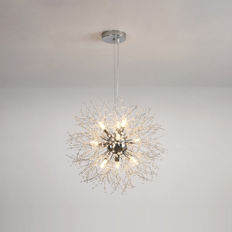 Crystal Chandelier - Dandelion Sparkle
