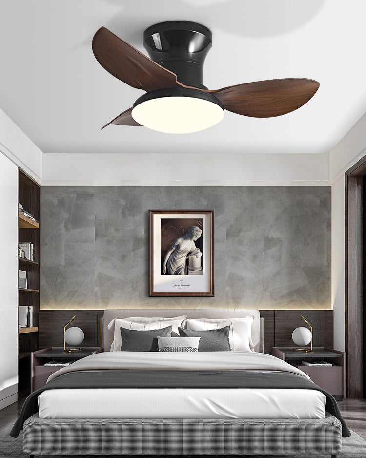 Mini Ventilateur de Plafond Design à Profil Bas