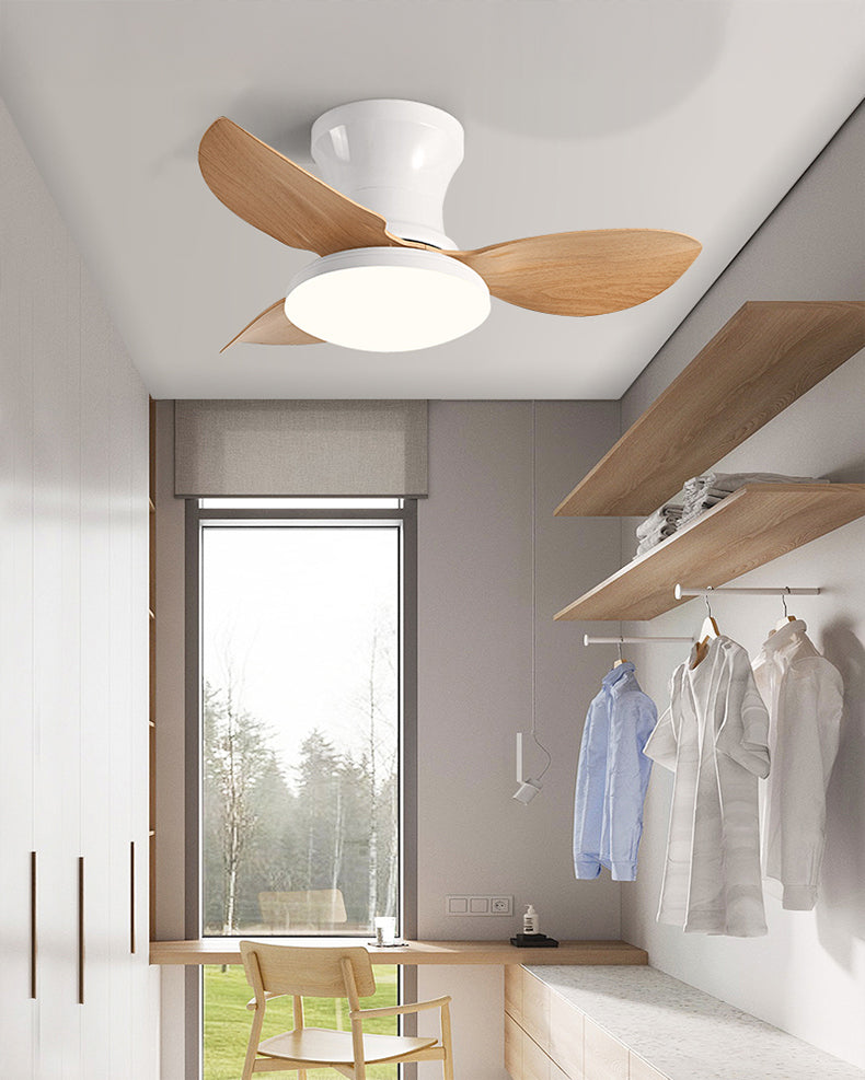 Mini Ventilateur de Plafond Design à Profil Bas